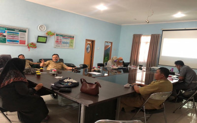 Pertemuan dengan Dinas Lingkungan Hidup Kabupaten Bangka Barat